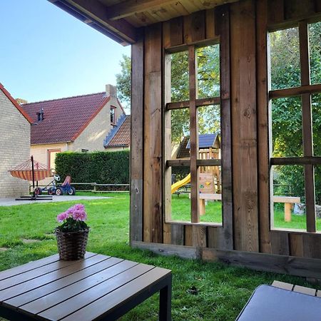 7 Person House With Garden, Firepit, Swimming Lake, Hammock, Child Friendly, In- And Outside Playground, Slide, And Great Coffee Ewijk Exterior foto
